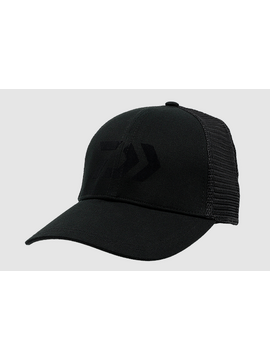 Бейсболка с сеткой Daiwa Baseball Cap черная с логотипом