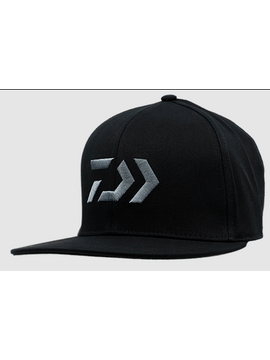 Кепка Daiwa Snapback Cap черная с логотипом