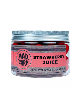 Бойлы насадочные Mad Carp Baits STRAWBERRY JUlCE (Клубничный Сок), Диаметр: 15 мм