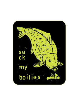 Стикер Carptoday Suck My Boilies, Размер: Малый 5см