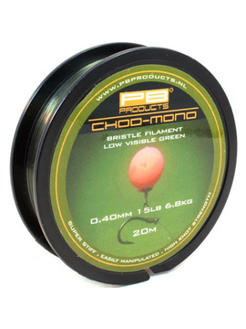 Поводковый материал PB Products CHOD MONO 20m, Тест: 20.00 lb, Диаметр лески: 0.45 мм