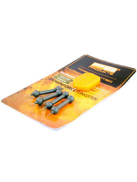 Набор для оснастки PB Products DT X-Small Heli-Chod Rubber & Beads, Цвет: Weed (Водоросли)