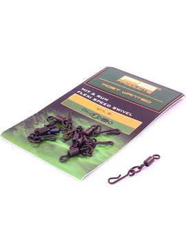 Вертлюг с кольцом и застежкой PB Products Hit & Run Flexi-Ring Speed Swivel №8