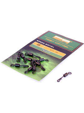 Вертлюг с застежкой PB Products Speed Swivel, Размер: 8