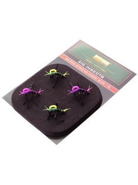 Готовая оснастка для Zig Rig PB Products ZIG INSECTS Super Strong №10 Yellow/Pink
