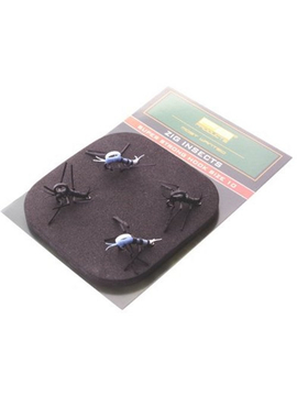 Готовая оснастка для Zig Rig PB Products ZIG INSECTS Super Strong №10 White/Black