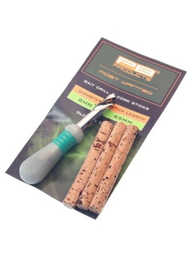 Сверло и пробковые палочки PB Products Bait Drill + Сork Sticks, Диаметр: 8 мм