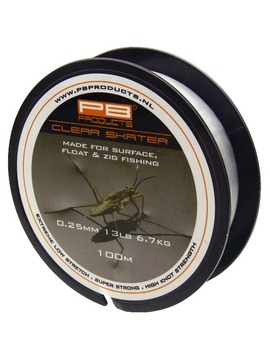 Леска плавающая PB Products CLEAR SKATER 100m, Диаметр лески: 0.30 мм