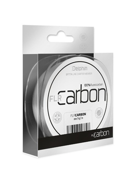 Поводковый материал DELPHIN FLRCARBON 100% 20m, Тест: 17.00 lb, Диаметр лески: 0.35 мм