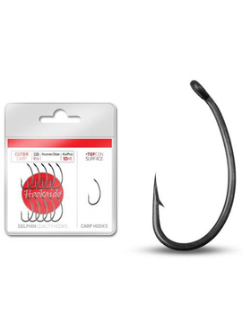 Крючки DELPHIN HOOKAIDO CUTER TEFCON Hooks, Размер крючка: № 8