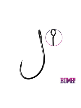Крючки без бородки DELPHIN BOMB! Single Hook Barbless, Размер крючка: № 8