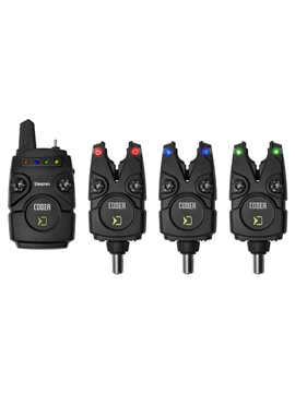 Комплект сигнализаторов с пейджером DELPHIN CODER Multicolor Set, Набор : 2+1