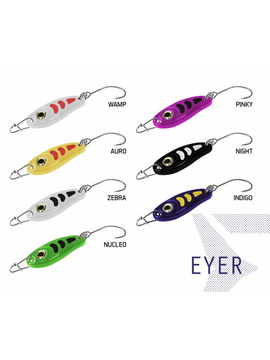 Блесна колеблющаяся DELPHIN EYER Spoon, Цвет: INDIGO, Вес: 3.0 г