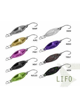 Блесна колеблющаяся DELPHIN LIFO Spoon 2.5g, Цвет: NIGHT