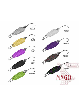 Блесна колеблющаяся DELPHIN MAGO Spoon 2.0g, Цвет: PINKY