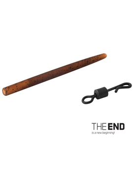 Вертлюг с застежкой + конус для поводка DELPHIN THE END Quick Swap & Rubber G-ROUND