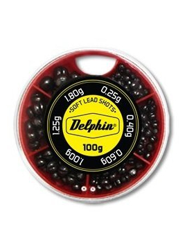 Набор грузил DELPHIN Soft Lead Shots (красная коробка)