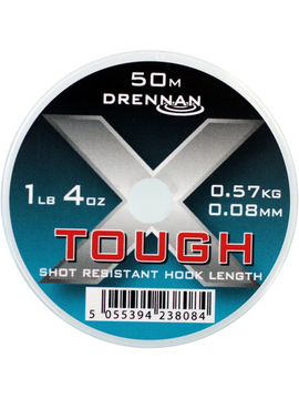 Леска DRENNAN X-TOUGH Hooklink 50m, Диаметр лески: 0.14 мм