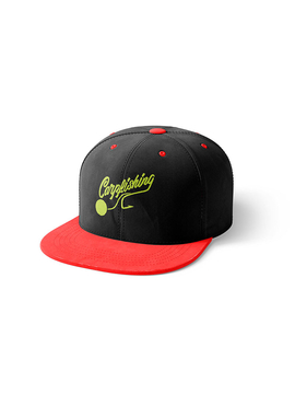 Кепка Carptoday Snapback Cap CARPFISHING Red/Black & Gold Logo