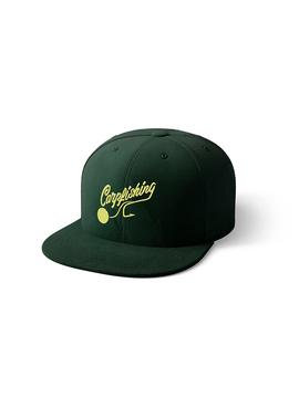Кепка Carptoday Snapback Cap CARPFISHING Green & Gold Logo