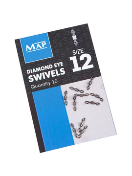 MAP Вертлюг Diamond Eye Swivel №12 / 10шт.