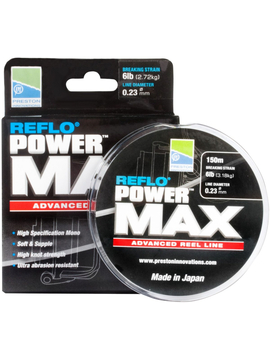PRESTON Леска REFLO® POWER MAX REEL LINE - 150m / 0.16mm / 1.36kg
