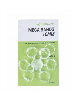 KORUM Колечки силиконовые MEGA BANDS - 10mm / 6шт.