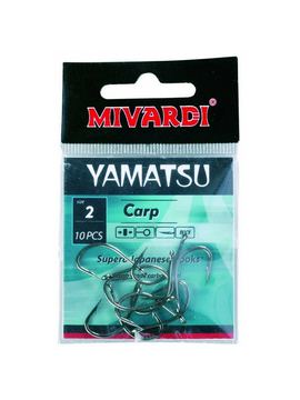 Крючки MIVARDI YAMATSU CARP, Размер крючка: № 8