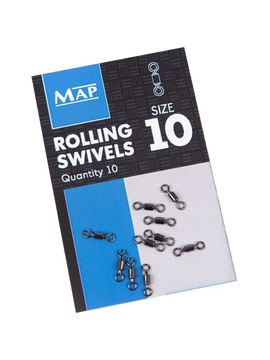 MAP Вертлюг Rolling Swivel №10 / 10шт.