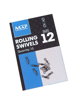 MAP Вертлюг Rolling Swivel №12 / 10шт.