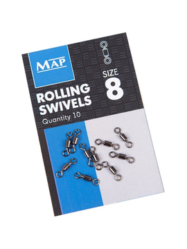 MAP Вертлюг Rolling Swivel №8 / 10шт.