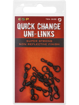 Вертлюг с застежкой и кольцом ESP Quick Change Uni-Link, Размер: 9