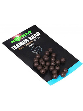 Бусина резиновая Korda Safe Zone Rubber Bead 5мм Gravel K5RBG