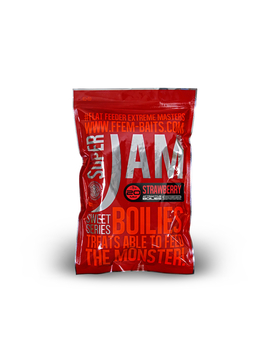 Бойлы тонущие FFEM Super Jam Boilies Strawberry (Клубника), Диаметр: 20 мм