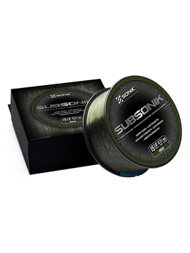 Леска карповая SONIK SUBSONIK 1200м - Зелёная, Диаметр лески: 0.41 мм