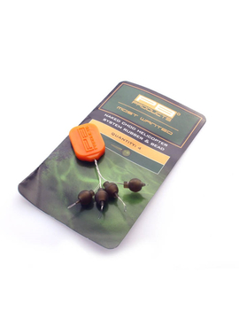 Стопор с бусиной PB PRODUCTS Naked Chod/Helicopter System Rubber & Bead, Цвет: Weed (Водоросли)