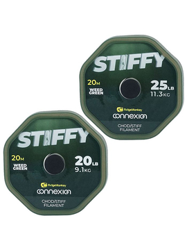 Поводковый материал Ridge Monkey Connexion Stiffy Chod/Stiff Filament, Разрывная нагрузка: 25 lb – 11.3 кг