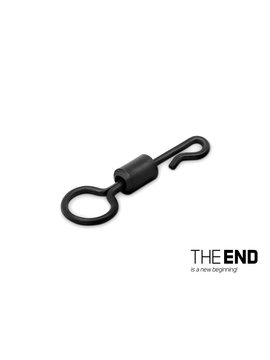 Вертлюг с большим ушком и застежкой DELPHIN THE END Quick Swap Heli G-ROUND