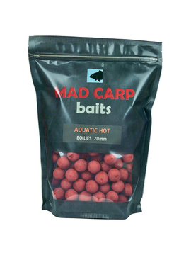 Бойлы тонущие Mad Carp Baits  AQUATIC HOT (Акватик и Специи) 1кг, Диаметр: 15 мм