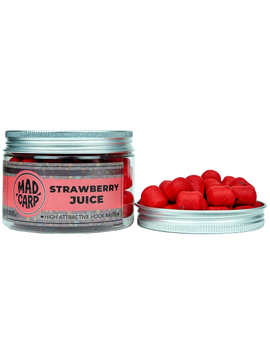 Бойлы (дамблсы) тонущие Mad Carp Baits STRAWBERRY JUlCE (Клубничный Сок) Dumbells, Диаметр: 15 х 18 мм