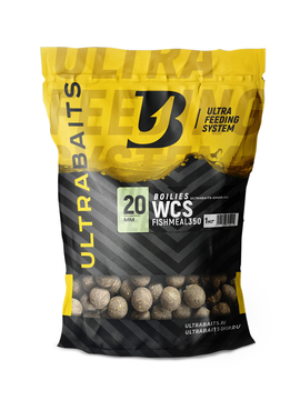 Бойлы ULTRABAITS FISHMEAL 350 WCS (Wild Carp Special) 1кг, Диаметр: 20 мм