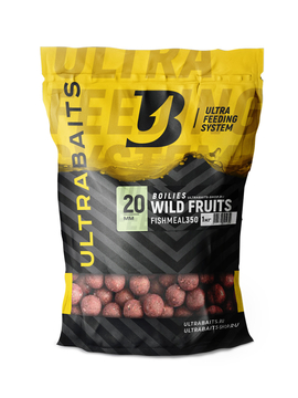 Бойлы ULTRABAITS FISHMEAL 350 Wild Fruits (Дикие Фрукты) 1кг, Диаметр: 20 мм