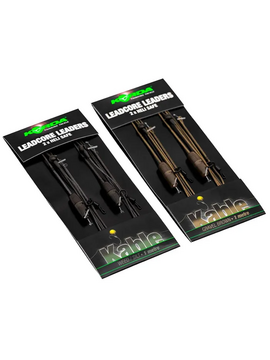 Готовые лидкоры KORDA Heli Safe Leadcore Leader, Цвет: Weed (Водоросли)