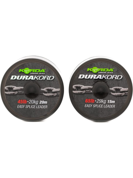 Плетёный лидер KORDA DuraKord Dyneema Easy Splice, Тест: 65.00 lb
