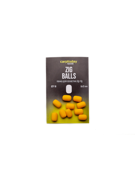 Пенка для оснастки зиг риг Carptoday Tackle Zig Balls желтые, Цвет: Жёлтый