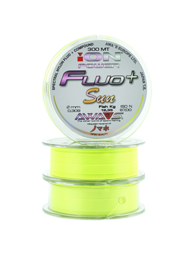 Леска карповая AWA'S ION POWER FLUO+ SUN 600m, Диаметр лески: 0.234 мм