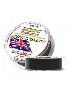 Леска матчевая AWA'S ION POWER Match Sinkfast 150m, Диаметр лески: 0.165 мм