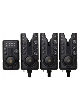 Набор сигнализаторов поклевки D.A.M. HI-T PRO Alarm Set, Набор : 3 + 1