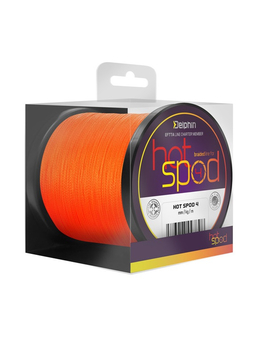 Леска плетеная DELPHIN HotSPOD Fluo Orange