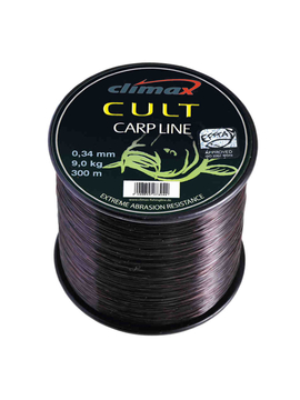 Леска CLIMAX CULT Carpline черная, Диаметр лески: 0.25 мм